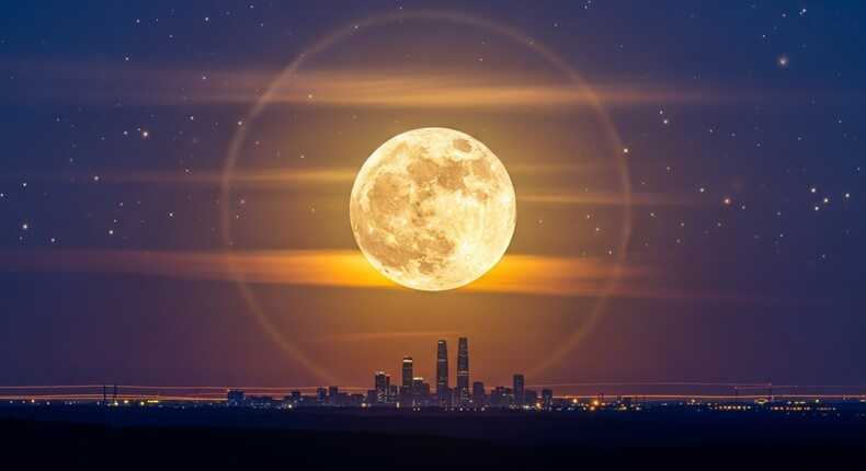 Supermoon (Ilustrasi)