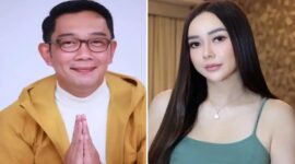 Foto kolase -  Ridwan Kamil dan Aura Kasih