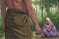 Kakek cabuli nenek 70 tahun di kebun, visualisasi kasus Jeneponto.