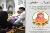 Anggota Fraksi PKS DPRD Sulsel, Haslinda Wahab, meninggal dunia (Foto kolase)