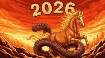 Ilustrasi - Tahun Ular Kayu 2025 telah berganti, memasuki Tahun Kuda Api 2026.