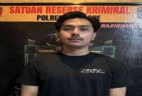 Pelaku berinisial VS (26) ditangkap tanpa perlawanan usai diduga melakukan penganiayaan terhadap seorang kurir paket.