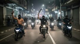 Ilustrasi Geng motor di Makassar
