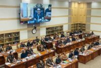 Anggota Komisi III DPR RI Nasir Djamil menyampaikan desakan pengusutan pelaku banjir dalam rapat kerja bersama Plt Jaksa Agung dan jajaran Kejaksaan se-Indonesia.