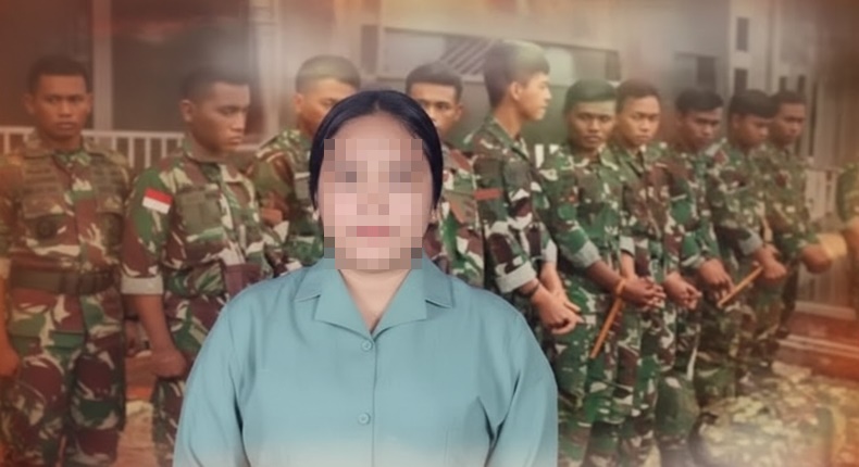 Seorang istri anggota TNI berusia 26 tahun asal Jayapura dilaporkan terlibat hubungan terlarang dengan 13 prajurit muda.