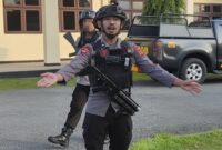 Personel Kompi 1 Batalyon C Pelopor Satbrimob Polda Maluku, Bripda Masias Siahaya.