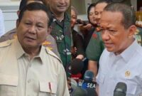 Presiden Prabowo Subianto berssma Menteri Energi dan Sumber Daya Mineral (ESDM), Bahlil Lahadalia (Ist)