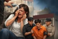 Ilustrasi wanita di Makassar disiram air keras