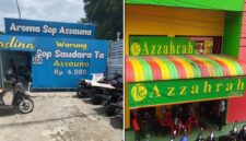 Foto Kolase - Warkop Azzahrah dan Sop Saudara Assauna di Makassar