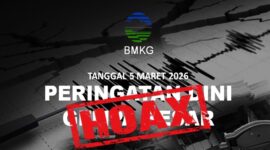 Peringatan Dini Gempa Besar 5 Maret 2026 Hoax