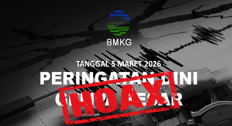 Peringatan Dini Gempa Besar 5 Maret 2026 Hoax