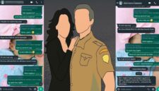 Bukti chat mesra yang diduga antara EK, istri oknum ekspedisi, dengan oknum ASN. (Dok. IK, oknum karyawan ekspedisi)