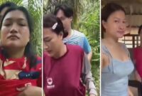 Tangkapan layar video viral Ibu Tiri vs Anak Tiri yang beredar di media sosial.