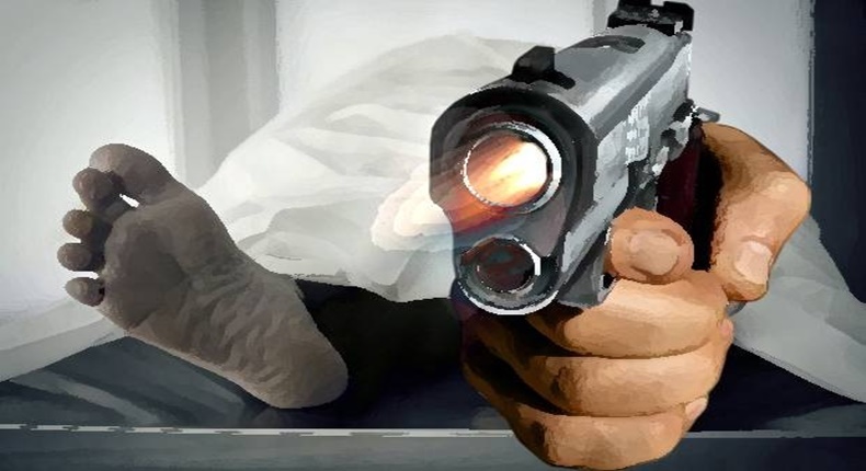 Ilustrasi penembakan