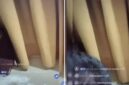 Tangkapan layar video live TikTok yang viral diduga menampilkan oknum Kepala Desa di Kabupaten Balangan bersama seorang wanita. (Foto kolase)