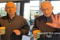 Tangkapan layar video Benjamin Netanyahu yang beredar di media sosial, diduga hasil rekayasa AI (foto kolase).