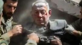 Foto yang diklaim memperlihatkan Benjamin Netanyahu tewas setelah bunker yang diduga menjadi tempat perlindungannya dihantam rudal Iran beredar luas di media sosial. Hingga kini, belum ada konfirmasi resmi dari pemerintah Israel mengenai kebenaran klaim tersebut.