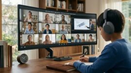 Ilustrasi Sekolah Online