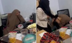 Heboh, Oknum Ekspedisi dan Wanita Bercadar di Makassar Kepergok Selingkuh