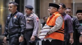 Eks Menteri Agama Yaqut Cholil Qoumas resmi ditahan oleh KPK usai ditetapkan sebagai tersangka dalam kasus dugaan korupsi pembagian kuota haji (Ist)