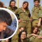 Foto Kolase – Ahmed al-Helou dan ilustrasi 10 tentara wanita Israel (Ist)