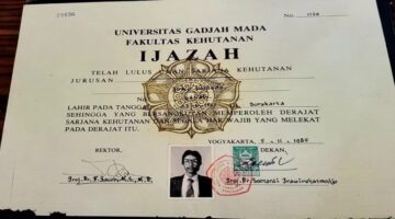 Ijazah Presiden ke-7 RI Joko Widodo (Jokowi)