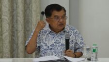 Jusuf Kalla saat konferensi pers terkait polemik ceramah di Jakarta (Ist)