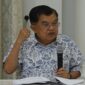 Jusuf Kalla saat konferensi pers terkait polemik ceramah di Jakarta (Ist)