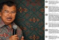 Tangkapan layar sejumlah komentar netizen yang membela JK di media sosial. (Kolase)