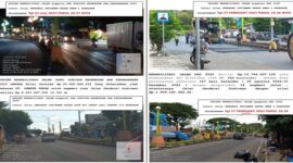 Dokumentasi lokasi pekerjaan rehabilitasi Jalan Jenderal Sudirman Parepare yang dikerjakan pada tahun 2022 dan kembali diaspal pada proyek DAK tahun 2023.