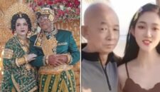Dua peristiwa pernikahan beda usia yang viral di Luwu, Sulawesi Selatan, kakek 71 tahun menikahi gadis 18 tahun, sementara di Tiongkok, kisah lansia dengan istri muda berujung polemik warisan Rp731 miliar. (Foto kolase)