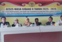 Reses masa siding II Tahun 2025-2026, DPRD Lutra dalam rangka penyerapan aspirasi masyarakat