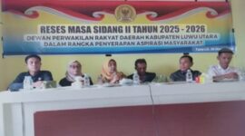 Reses masa siding II Tahun 2025-2026, DPRD Lutra dalam rangka penyerapan aspirasi masyarakat