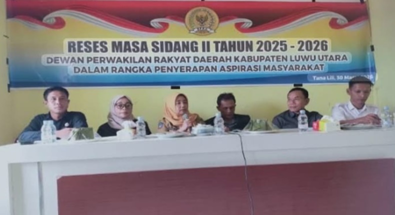 Reses masa siding II Tahun 2025-2026, DPRD Lutra dalam rangka penyerapan aspirasi masyarakat