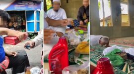 Tangkapan layar video memperlihatkan sejumlah pria di Makassar menenggak oli secara bergiliran, baik di pinggir jalan maupun di dalam masjid, aksi yang kemudian viral di media sosial dan menuai kecaman publik. (Foto kolase)