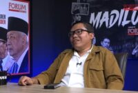 CEO sekaligus Founder Voxpol Center Research and Consulting, Pangi Syarwi Chaniago, dalam podcast Madilog bersama Margi Syarif yang ditayangkan di kanal YouTube Forum Keadilan TV.