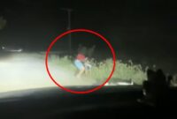 Tangkapan layar video yang memperlihatkan pelaku saat melakukan penikaman terhadap korban di pinggir jalan di Wajo.