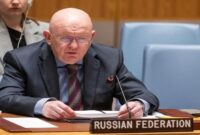 Perwakilan Tetap Rusia untuk PBB, Vassily Nebenzia (Ist)