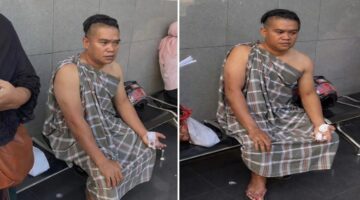 Sekuriti Ramayana menjadi korban penikaman oleh juru parkir saat kegiatan CFD di Boulevard Makassar. (Foto kolase).