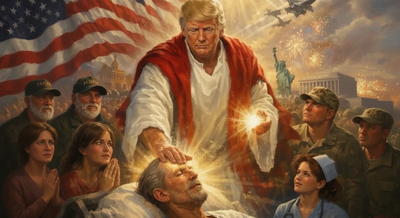 Donald Trump menghapus unggahan kontroversial di platform Truth Social yang menampilkan dirinya dalam gambar mirip sosok Yesus setelah menuai kecaman luas.