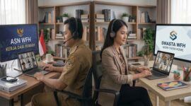 Ilustrasi Work From Home