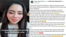 Tangkapan layar unggahan status Owner FF di media sosial (Foto kolase)