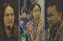 Momen perdebatan antara dewan juri dan peserta SMAN 1 Pontianak dalam final LCC Empat Pilar MPR RI Kalimantan Barat yang viral di media sosial usai polemik penilaian jawaban peserta. (Foto kolase)