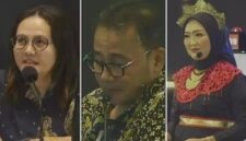 Juri LCC Empat Pilar MPR RI dan MC (Foto kolase)