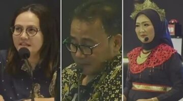 Juri LCC Empat Pilar MPR RI dan MC (Foto kolase)