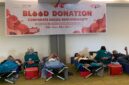 Suasana kegiatan donor darah yang digelar MaxOne Hotel & Resort Makassar bekerja sama dengan PMI Kota Makassar dan Relawan PMI Kecamatan Panakkukang di Ruangan Kaneke & Cakalang, Rabu (13/5/2026).