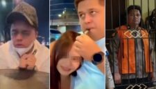 Tangkapan layar video viral yang memperlihatkan oknum polisi berinisial Kompol DK saat diduga menggunakan vape, hingga akhirnya menjalani pemeriksaan dan ditempatkan di Patsus oleh Bid Propam Polda Sumut. (Foto kolase).