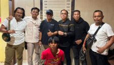 Tampang IK (19), pelaku pembunuhan berencana siswi SD di Makassar yang diringkus polisi. Motif pelaku diketahui akibat pengaruh narkoba dan kecanduan konten dewasa. (Ist)