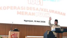 Presiden Prabowo Subianto Saat menghadiri peresmian Koperasi Desa Merah Putih di Nganjuk, Jawa Timur (Foto: BPMI Setpres/Cahyo)
