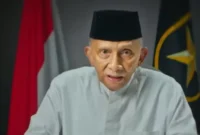 Tangkapan layar dari video di kanal YouTube Amien Rais Official